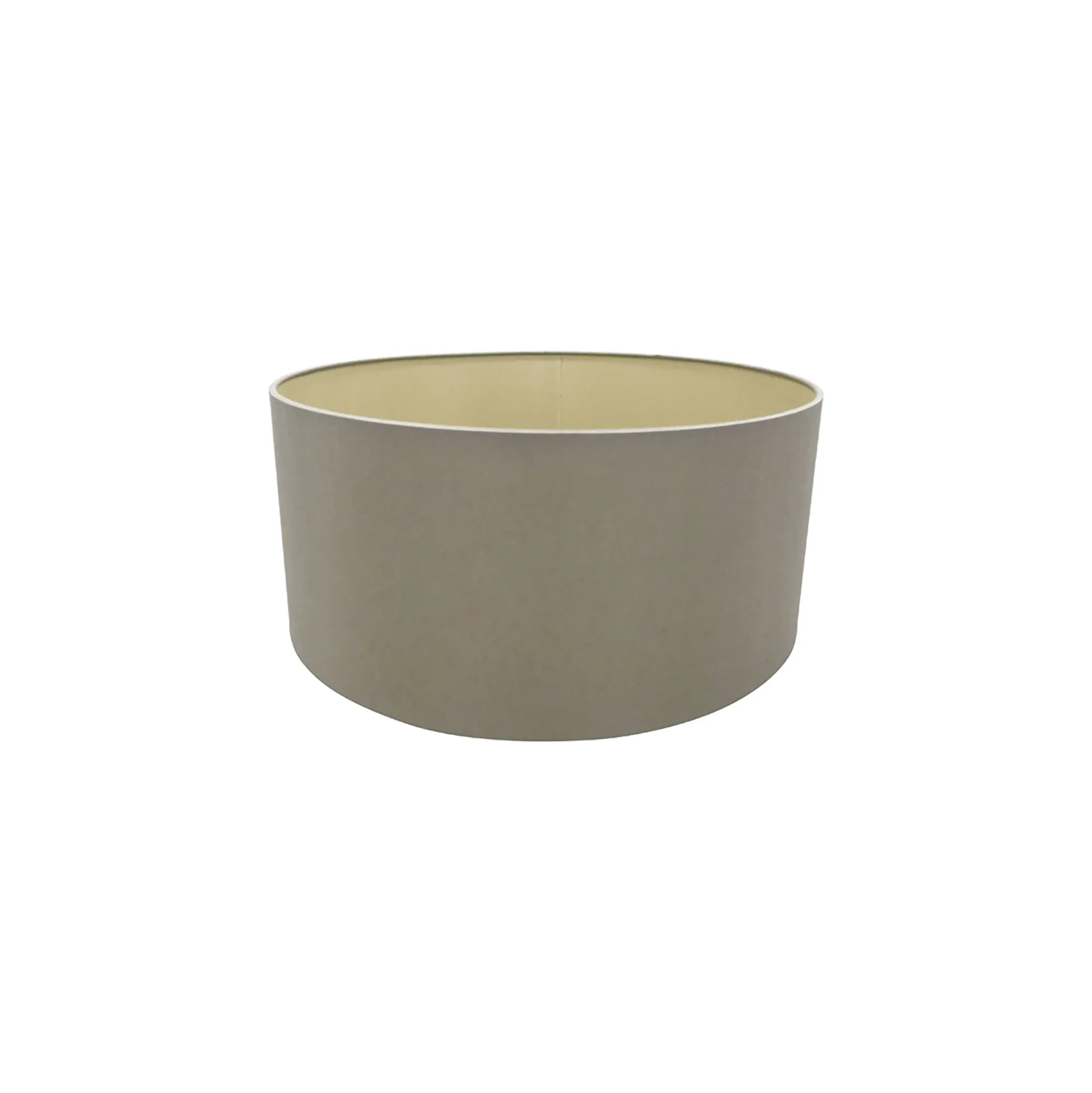 D0282  Sigma 40cm Dual Faux Silk Fabric Shade Taupe, Halo Gold